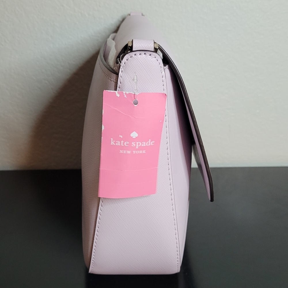 Kate spade Staci Saffiano leather flap crossbody bag - Picture 5 of 14